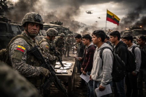 Más represor imposible: el Gobierno refuerza la militarización y convoca a jóvenes en medio de la crisis de seguridad