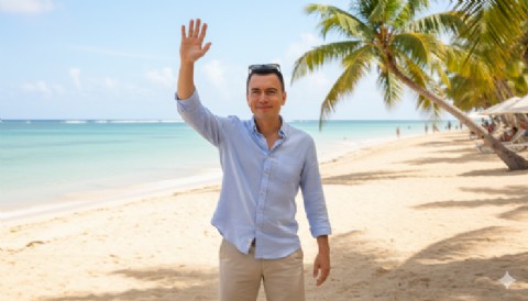 Daniel Noboa vuelve a viajar mientras la crisis golpea al país