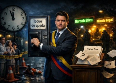 VIDEO | Toque de queda y promesas grandilocuentes: Noboa endurece la noche mientras el crimen domina el día