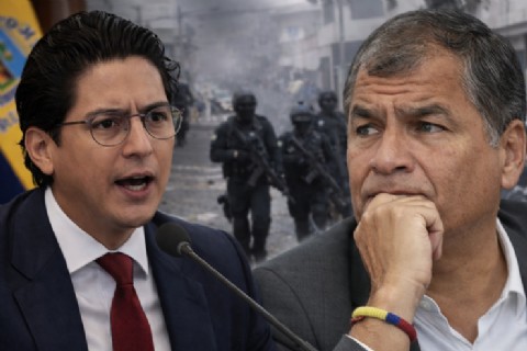 Noboa apunta contra Correa por el narcotráfico y reaviva la pelea política en el país