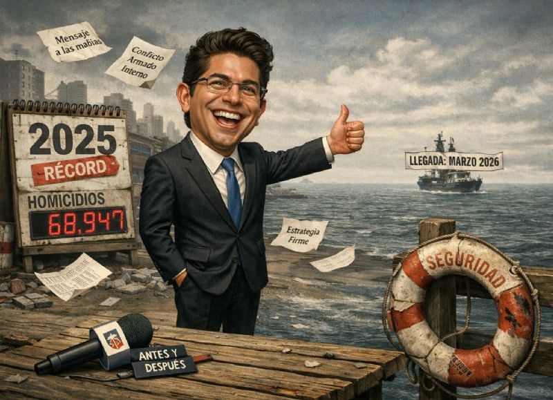 VIDEO | El megabuque Jambelí, la apuesta marítima del gobierno de Daniel Noboa en medio del peor año de violencia