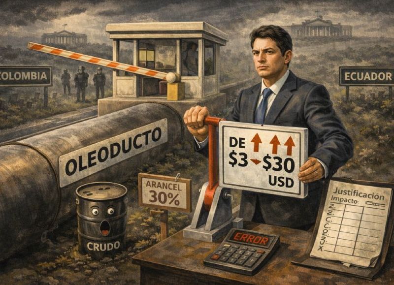 VIDEO | Noboa abrió la guerra del barril: de 3 a 30 dólares y ahora dice que es por los atentados en la frontera