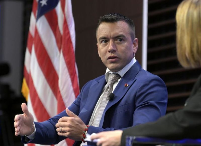 Noboa apuesta por Washington, pero crecen las críticas por la falta de resultados