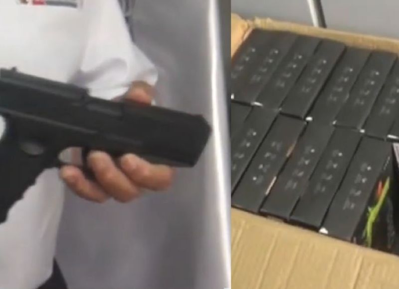 Sunat decomisa 371 réplicas de armas que iban a Trujillo y Lima