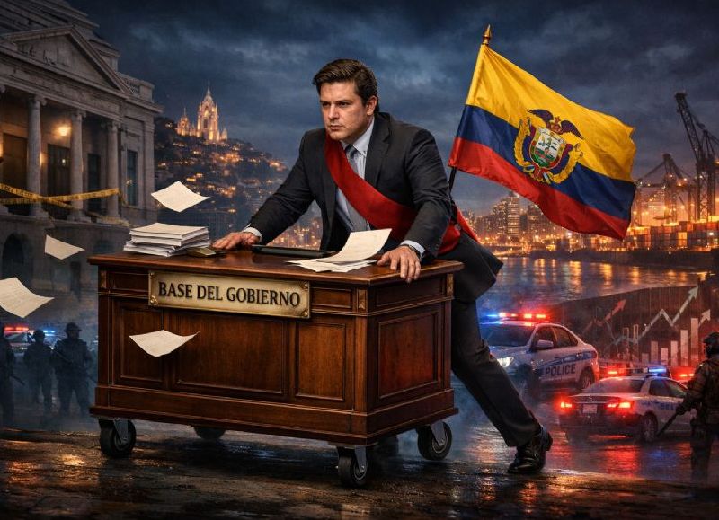 VIDEO | Noboa traslada la base del Gobierno a Guayaquil sin decreto en medio de violencia récord y tensión política
